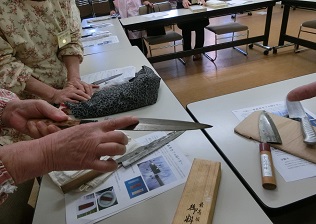 包丁研ぎ講座写真